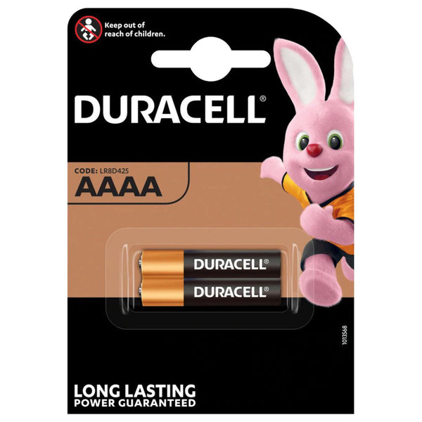 Duracell AAAA MX2500 LR61 Batteries | 2 Pack