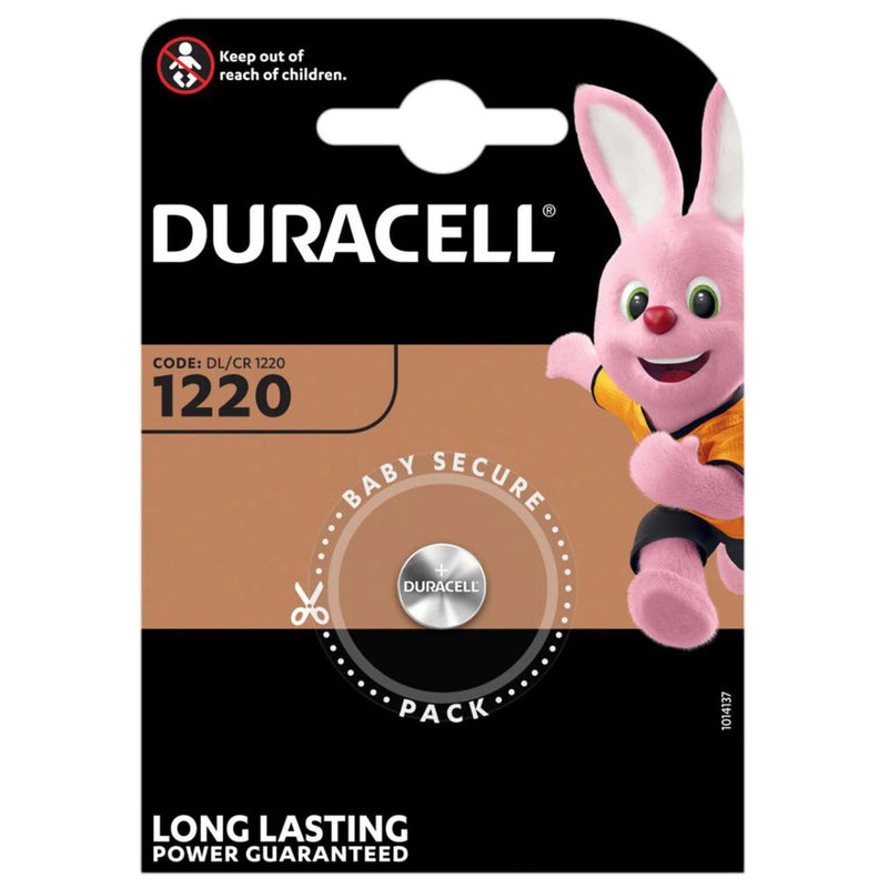 Duracell CR1220 DL1220 Coin Cell Lithium Battery | 1 Pack