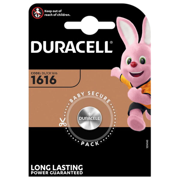 Duracell CR1616 DL1616 Coin Cell Lithium Battery | 1 Pack