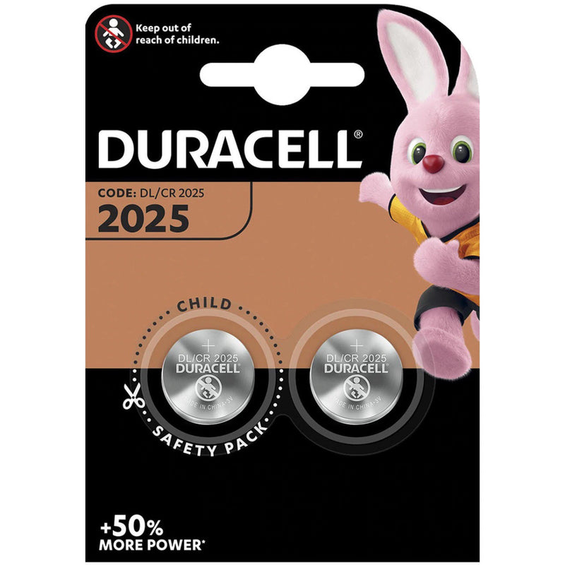 Duracell CR2025 DL2025 Coin Cell Lithium Batteries