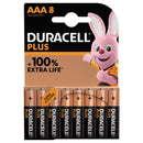 Duracell Plus AAA LR03 Batteries | 8 Pack, Main image