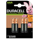 Duracell Rechargeable AAA HR03 900mAh Pre-Charged Batteries | 4 Pack, Main image