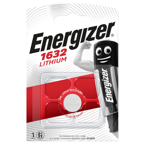 Energizer CR1632 L50 Coin Cell Lithium Batteries | 1 pack