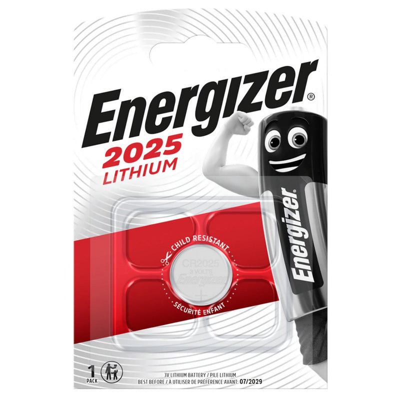 Energizer CR2025 Lithium Coin Cell Battery | 1 Pack