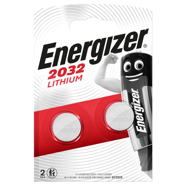 Energizer CR2032 Lithium Coin Cell Batteries | 2 Pack