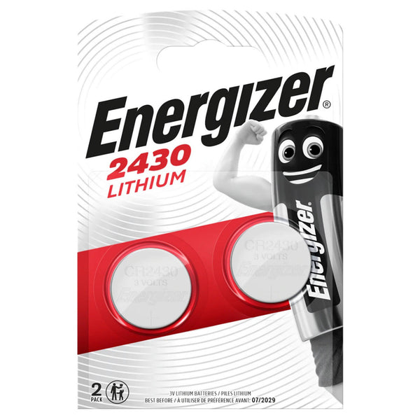 Energizer CR2430 Coin Cell 3V Lithium Batteries | 2 Pack