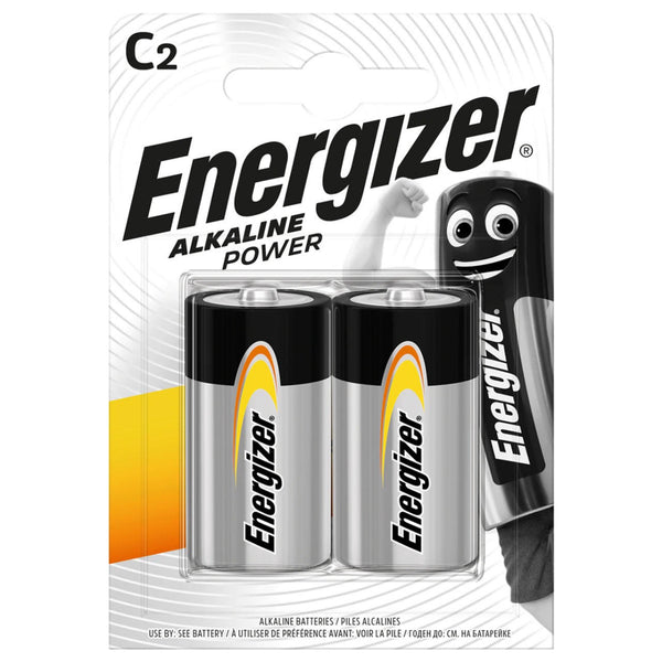 Energizer Alkaline Power C LR14 Batteries | 2 Pack