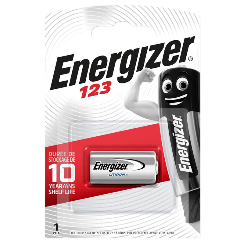 Energizer CR123A 123 3V Lithium Battery | 1 Pack