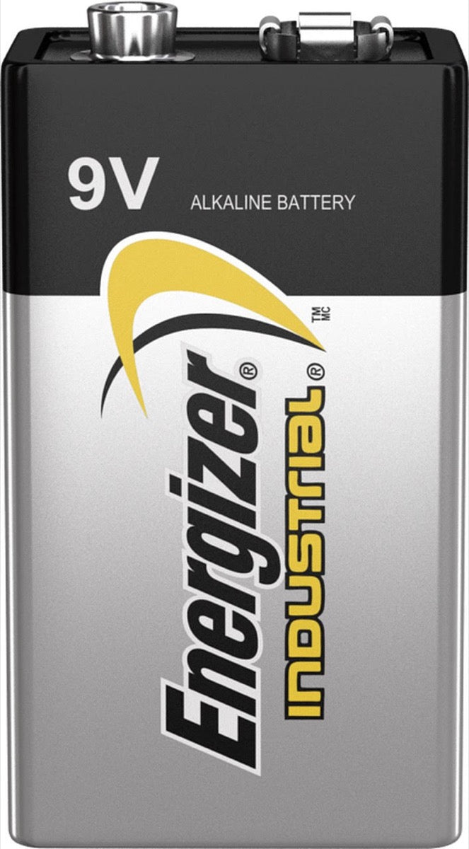 Energizer Industrial 9V PP3 6LR61 Batteries | 12 Pack