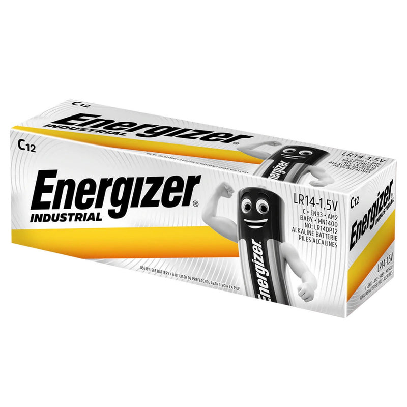 Energizer Industrial C LR14 Batteries | 12 Pack