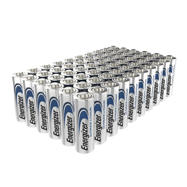 Energizer Ultimate Lithium AA LR06 Batteries | 60 Bulk Pack