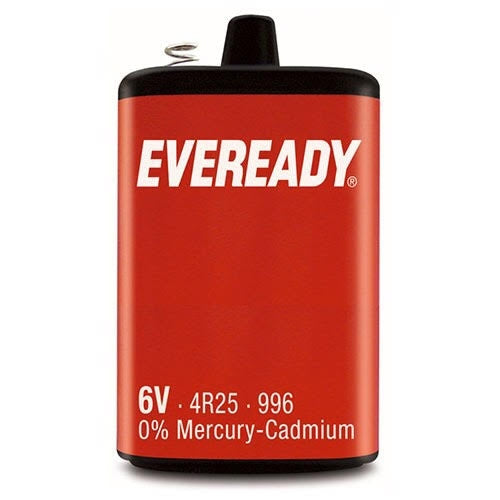 Eveready PJ996 4R25 6V Lantern Battery | 1 Pack