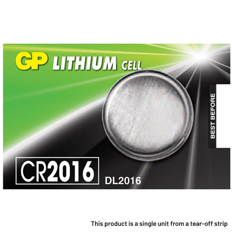 GP CR2016 Coin Cell Batteries | 1 Pack