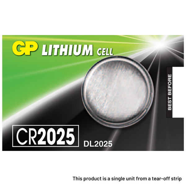 GP CR2025 Coin Cell Batteries | 1 Pack