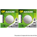 GP LR44 A76 Button Cell Batteries | 2 Pack, Main image