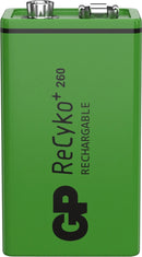 GP ReCyko+ 9V PP3 200mAh Rechargeable Battery | 1 Pack, Image 2