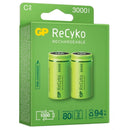 GP ReCyko+ C LR14 3000mAh Rechargeable Batteries | 2 Pack, Main image