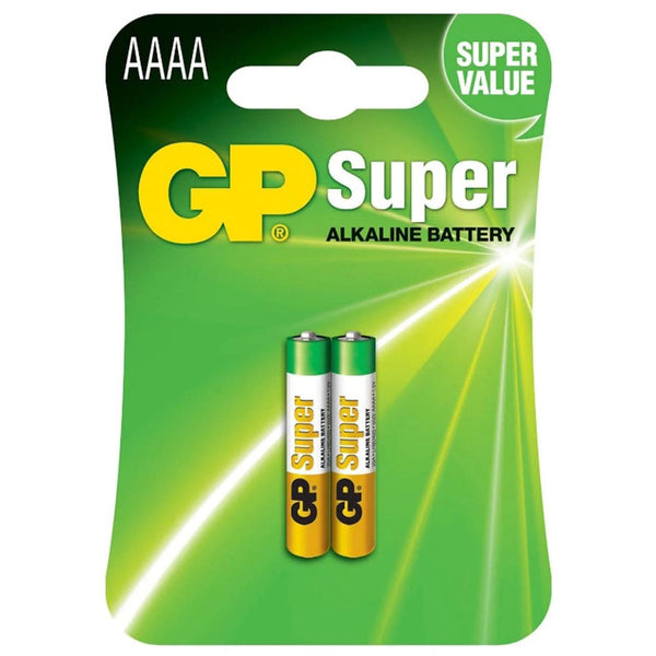 GP Super Alkaline AAAA Batteries | 2 Pack
