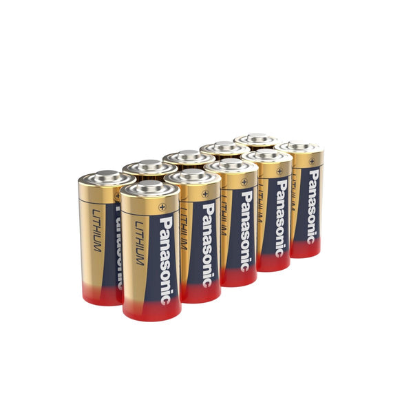 Panasonic CR123A Lithium Battery | 10 Pack
