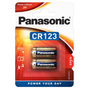 Panasonic CR123A Lithium Batteries | 2 Pack, Main image