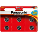 Panasonic CR2032 Coin Cell Batteries | 6 Pack, Main image