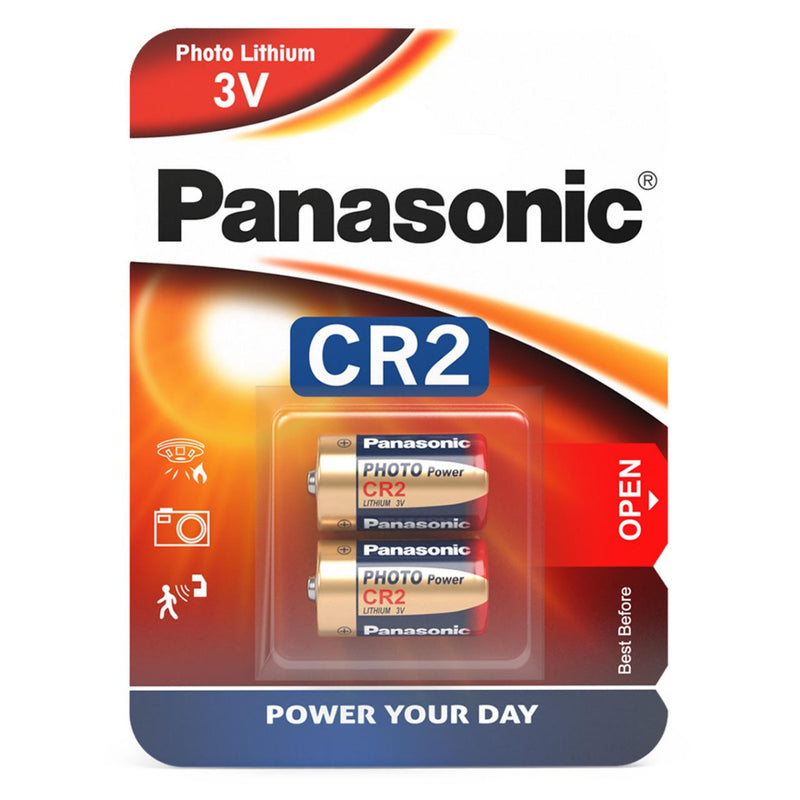Panasonic CR2 Lithium Photo Battery | 2 Pack