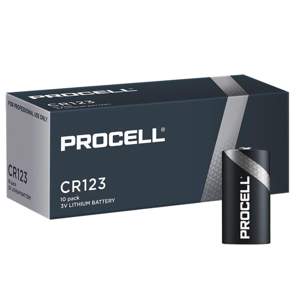 Duracell Procell CR123A Batteries | 10 Pack