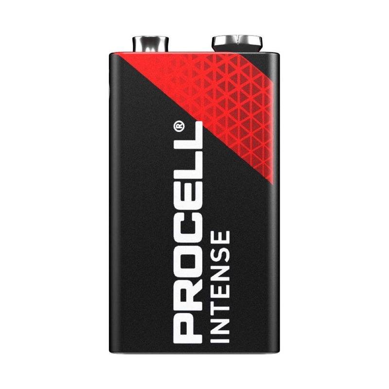 Duracell Procell Intense Power 9V PP3 6LR61 PX1604 Batteries | 50 Bulk Pack