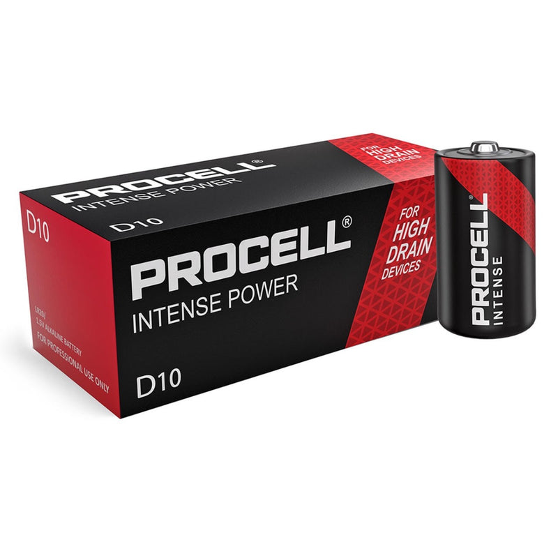 Duracell Procell Intense Power D LR20 PX1300 Batteries | 10 Pack