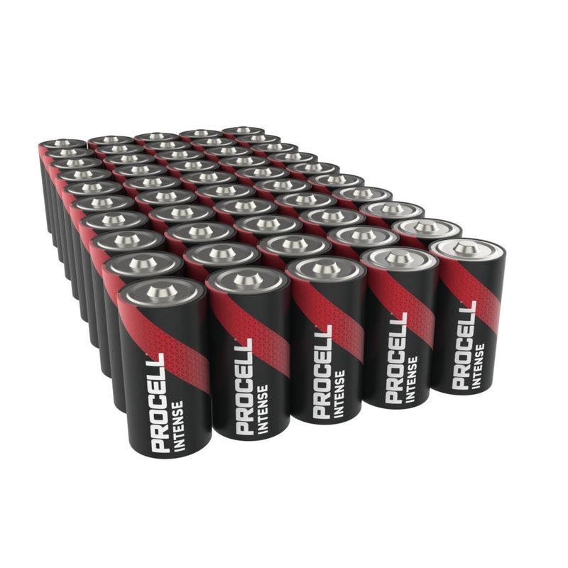 Duracell Procell Intense Power D LR20 PX1300 Batteries | 50 Bulk Pack